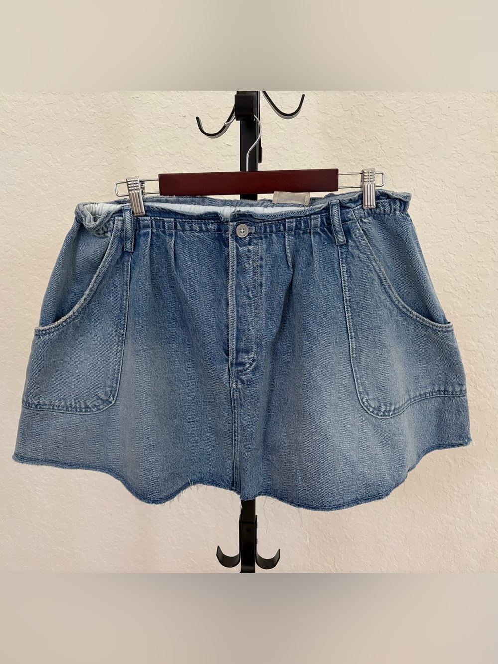 Pilcro Anthro Jean Mini Skirt L